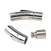 Tarnish Resistant 304 Stainless Steel Bayonet Clasps STAS-I013-6mm-1