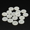 2-Hole Shell Flat Round Buttons X-BUTT-P012-12-1