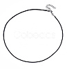 Waxed Cotton Cord Necklace Making MAK-S034-001-2