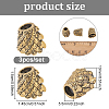 3Pcs Brass European Beads KK-NB0003-82B-2