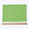 Floral Pattern Printed A4 Polyester Fabric Sheets DIY-WH0158-63A-07-1