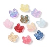 Transparent Spray Paint Glass Beads GLAA-Z011-06-1