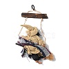 Halloween Flying Witch Cloth Hanging Decorations HJEW-K039-01A-2