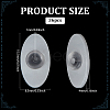 36Pcs Acrylic Ear Nut for Women FIND-FG0004-77-2