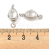 925 Sterling Silver Box Clasps STER-B005-44P-02-3