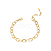 304 Stainless Steel Cable Chain Bracelets X-STAS-OY012-97G-1