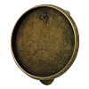Brass Earring Settings X-KK-J089-AB-1