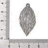 304 Stainless Steel Pendants STAS-L280-10AS-05-3