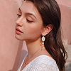 14Pcs Brass Stud Earring Findings KK-BBC0028-66G-6