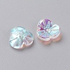 Electroplate Glass Beads EGLA-L027-A08-2