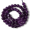 Natural Quartz Beads Strands X-G-R479-8mm-07-2