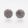 Polymer Clay Rhinestone Beads RB-K050-8mm-C14-2