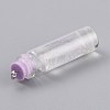 Transparent Glass Bottle Pendant Decorations EGLA-B002-01E-3