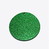 Flat Round Felt Glitter Photo Frame Card HJEW-WH0036-10B-2