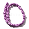 Glazed Porcelain Beads Strands X-PORC-I028-02F-2