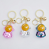 6pcs 3 Colors Acrylic Spaceman Pendant Keychain KEYC-DC0001-10-4