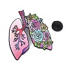 Floral Lung Enamel Brooches AL-I001-02EB-01-3