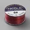 46M Round Nylon Beading Threads NWIR-WH0025-01B-2