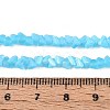 Frosted Transparent Glass Beads Strands GLAA-N054-4mm-08-4