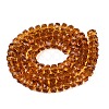 Transparent Glass Beads Strands GLAA-Q114-01A-A14-2