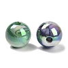 UV Plating Two Tone Acrylic Beads SACR-R001-14A-2