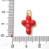 Brass Pendants KK-CBA2F11-16G-01-3