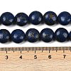 Synthetic Howlite Imitation Lapis Lazuli Beads G-S393-12A-10mm-5