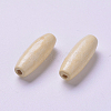 Dyed Natural Long Oval Wood Beads WOOD-Q003-23x8mm-09-LF-2