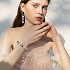 66Pcs 11 Colors Transparent Resin Rondelle European Beads RESI-TA0004-86-9