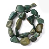 Natural Shoushan Jade Beads Strands G-D098-C07-3