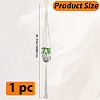 Cotton Macrame Plant Hangers AJEW-WH20072-57A-2