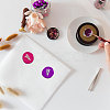 Brass Wax Seal Stamp AJEW-WH0337-003-5