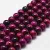 Natural Tiger Eye Bead Strands G-D840-54-6mm-04-1