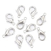 Zinc Alloy Lobster Claw Clasps X-E106-2