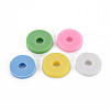 Handmade Polymer Clay Beads Strands CLAY-R089-8mm-T012-4