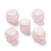 Natural Rose Quartz Cabochons G-M378-02E-1