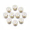 Alloy Enamel Beads ENAM-N052-006-01F-RS-1