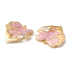 304 Stainless Steel Enamel Pendants STAS-K256-07G-03-2