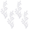 Plum Blosssom Cloth Computerized Embroidery Sew on Patches PATC-WH0021-004C-1