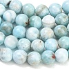 Natural Larimar Beads Strands GG-CBA007A-B01-6.5mm-3