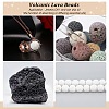 Synthetic Lava Rock Beads Strands X-G-S247-6mm-08-1-5