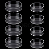 8Pcs 2 Style Transparent Acrylic Aquarium Shrimp Feeding Dishes AJEW-GO0001-01-1