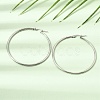 201 Stainless Steel Hoop Earrings SA-CBA4A0D-16P-E-3