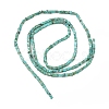 Natural HuBei Turquoise Beads Strands G-G271-G05-1x1.5mm-3