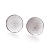 Tarnish Resistant Adjustable 304 Stainless Steel Finger Rings Components STAS-I097-092P-1