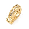 Brass Micro Pave Cubic Zirconia Pendant Bails KK-G544-32G-1