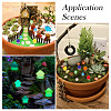 30Pcs 2 Styles Luminous Resin Mushroom Ornament RESI-TA0004-04A-9