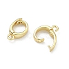 Brass Twister Clasps KK-D229-21G-2
