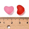 Frosted Opaque Acrylic Beads MACR-F084-07-3