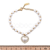 Ion Plating(IP) 304 Stainless Steel Charm Bracelets for Women BJEW-P345-04G-5